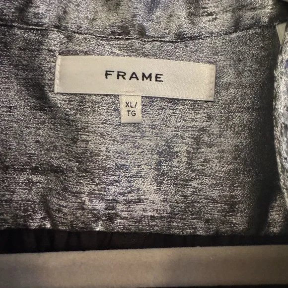 Frame Metallic Silver Women's blouse - Picture 5 of 11